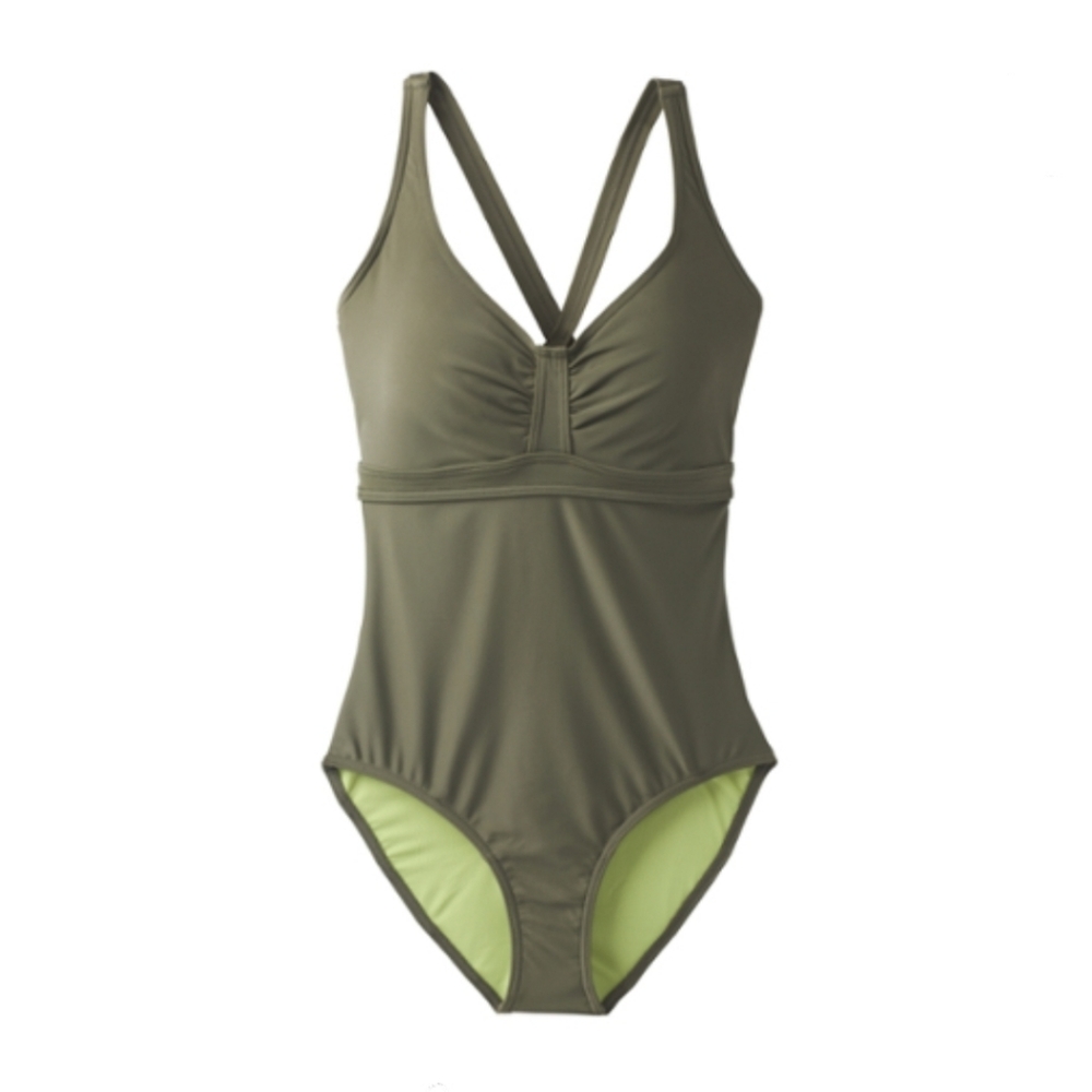 prAna NEW Aelyn One piece Swimsuit Camo 32D XS NWT